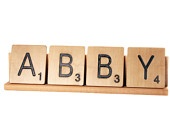 {focus_keyword} Abby - great name! abby scrabble letters