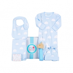 Blue Cloud Deluxe Baby Hamper